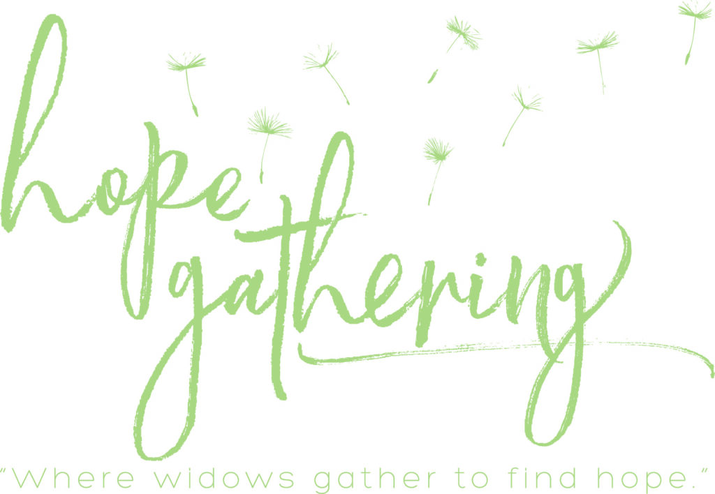 Hope Gathering logo- with slogan-green